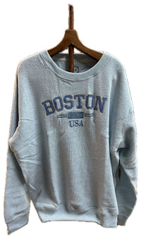 BOSTON / ADULT / CREWNECK / BN-07 / NANTUCKET / SEAFOAM
