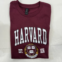 HARVARD / ADULT / T-SHIRT / MAROON