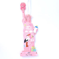 7" LADY LIBERTY BABY GIRL ORNAMENT