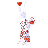 7" LADY LIBERTY ENGAGEMENT ORNAMENT