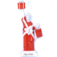 7" LADY LIBERTY RED GIFT ORNAMENT