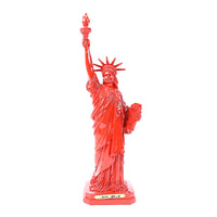 9" RED LADY LIBERTY STATUE
