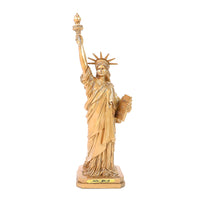 9" GOLD LADY LIBERTY STATUE