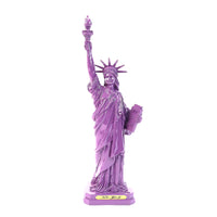 9" LAVENDER LADY LIBERTY STATUE