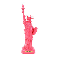 9" MAGENTA LADY LIBERTY STATUE