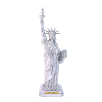 9" SILVER LADY LIBERTY STATUE