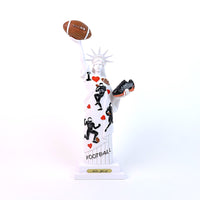12" FOOTBALL LADY LIBERTY STATUE