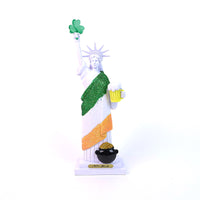 12" ST PATRICKS DAY LADY LIBERTY STATUE