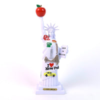 9" LADY LIBERTY APPLE TORCH STATUE