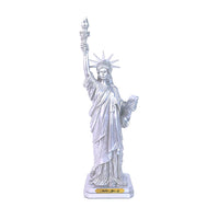 12" SILVER LADY LIBERTY STATUE