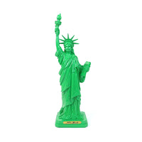 12" LIME GREEN LADY LIBERTY STATUE