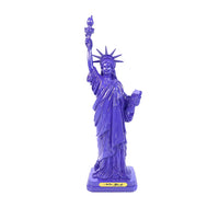 12" VIOLET LADY LIBERTY STATUE