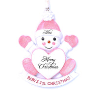 PINK SNOWBABY ORNAMENT