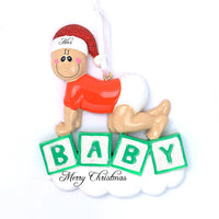 CRAWLING BABY ORNAMENT