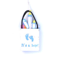 3D BABY BOY SHOPPING BAG ORNAMENT