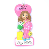 PINK MOMMY TO BE ORNAMENT