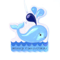 BLUE WHALE ORNAMENT