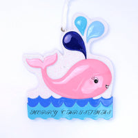 PINK WHALE ORNAMENT