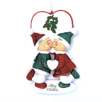 UNDER THE MISTLETOE ORNAMENT