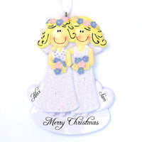 LESBIAN WEDDING ORNAMENT - BLONDE