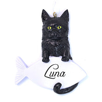 BLACK CAT ORNAMENT