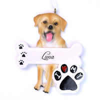 GOLDEN LABRADOR ORNAMENT