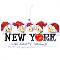 NY HEAD FAMILY ORNAMENT - 5