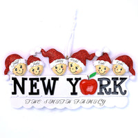 NY HEAD FAMILY ORNAMENT - 6