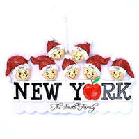 NY HEAD FAMILY ORNAMENT - 7