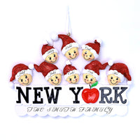 NY HEAD FAMILY ORNAMENT - 8