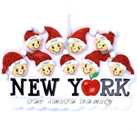 NY HEAD FAMILY ORNAMENT - 9