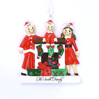 FIREPLACE BUDDIES FAMILY ORNAMENT - 3