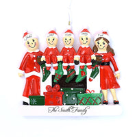 FIREPLACE BUDDIES FAMILY ORNAMENT - 5