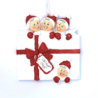 SURPRISE GIFT BOX FAMILY ORNAMENT- 4