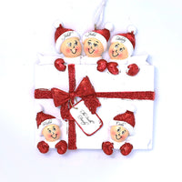 SURPRISE GIFT BOX FAMILY ORNAMENT - 5