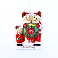 NY WREATH FAMILY ORNAMENT - 3