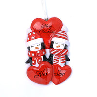 PENGUIN LOVE COUPLE ORNAMENT