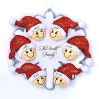 SNOWFLAKE FAMILY ORNAMENT - 6