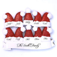SANTA HAT FAMILY TABLETOP - 10