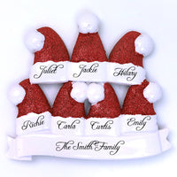 SANTA HAT FAMILY TABLETOP - 7