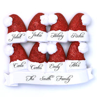 SANTA HAT FAMILY TABLETOP - 8