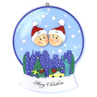 SNOWGLOBE COUPLE ORNAMENT