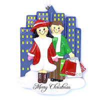 COUPLE SHOPPING TRIP ORNAMENT