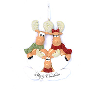 SWEET MOOSE FAMILY ORNAMENT - 3