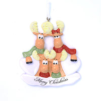 SWEET MOOSE FAMILY ORNAMENT - 4