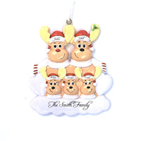 SWEET REINDEER FAMILY ORNAMENT - 5