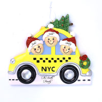 NYC TAXI FAMILY ORNAMENT - 3