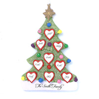 TREE LOVE FAMILY ORNAMENT - 9