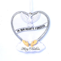 SILVER LOVING MEMORY ORNAMENT