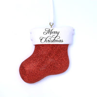 SANTA STOCKING ORNAMENT